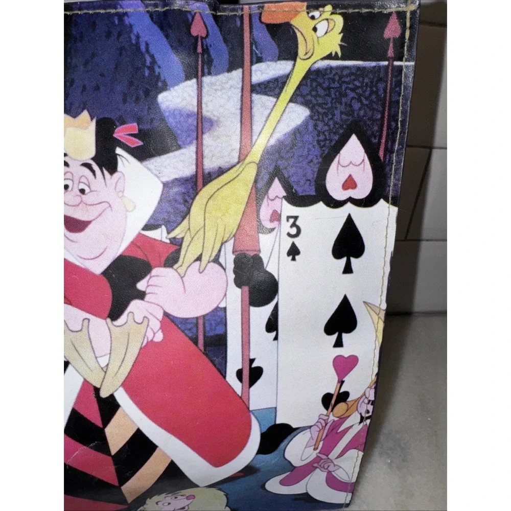 RARE DISNEY ALICE‎ IN WONDERLAND PURSE/SHOULDER BAG VINYL VINTAGE 1990s GW996